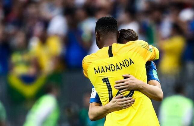 FuÃŸball, WM Finale 2018 in Moskau, Frankreich - Kroatien MOSCOW, RUSSIA - JULY 15, 2018: France s players celebrate victory in the 2018 FIFA World Cup WM Weltmeisterschaft Fussball Final match between France and Croatia at Luzhniki Stadium. Valery Sharifulin TASS  TS0899C5