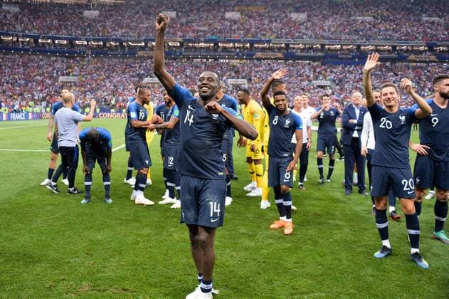 14 BLAISE MATUIDI (FRA) - JOIE FOOTBALL : France vs Croatie - Coupe du Monde 2018 - Finale - 15 07 2018 AnthonyBIBARD FEP Panoramic 