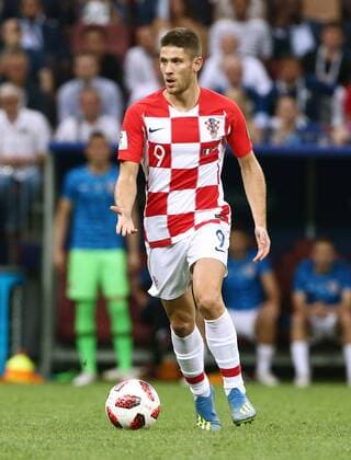 Andrej Kramaric Einzelbild Freisteller Aktion Fußball Fussball FIFA WM Weltmeisterschaft Russland Russia 2018 Finale Saison 2017 2018 15.07.2018 Frankreich FRA vs. Kroatien CRO *** Andrej Kramaric Single image Cut Out Action Sport Football Soccer FIFA World Cup Russia Russia 2018 Final Season 2017 2018 15 07 2018 France FRA vs Croatia CRO