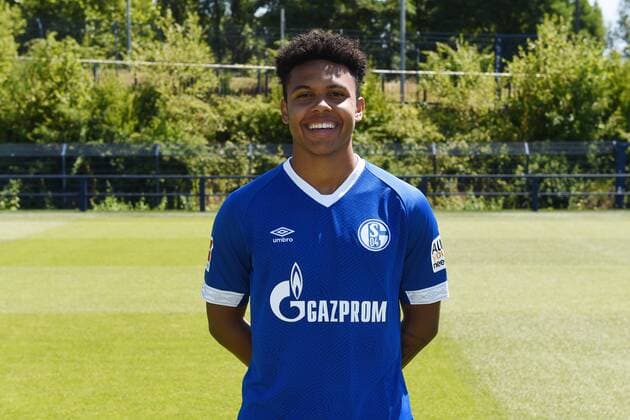 Weston McKennie; FC Schalke 04; 1.BL, Porträttermin 2018 2019