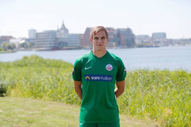 Torwart Alexander Sebald; FC Hansa Rostock; 3.Liga, Portraettermin 2018 2019 FC Hansa Rostock; 3.Liga, Portraettermin 2018 2019 Rostock Copyright: xEIBNER AndyxBuenningx EP_EER