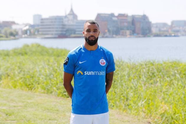 Del-Angelo Williams ; FC Hansa Rostock; 3.Liga, Portraettermin 2018 2019 FC Hansa Rostock; 3.Liga, Portraettermin 2018 2019 Rostock Copyright: xEIBNER AndyxBuenningx EP_EER