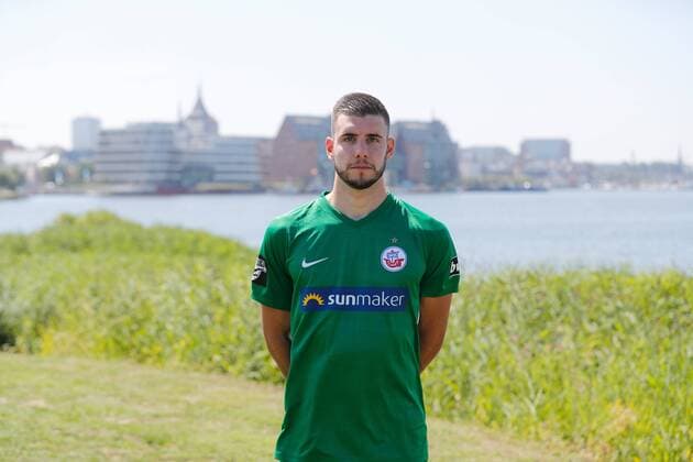 Torwart Ioannis Gelios; FC Hansa Rostock; 3.Liga, Portraettermin 2018 2019 FC Hansa Rostock; 3.Liga, Portraettermin 2018 2019 Rostock Copyright: xEIBNER AndyxBuenningx EP_EER