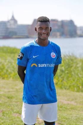 Merveille Biankadi; FC Hansa Rostock; 3.Liga, Portraettermin 2018 2019 FC Hansa Rostock; 3.Liga, Portraettermin 2018 2019 Rostock Copyright: xEIBNER AndyxBuenningx EP_EER