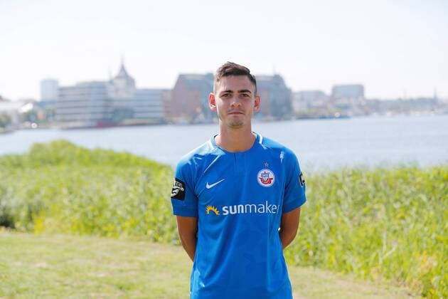 Nico Rieble; FC Hansa Rostock; 3.Liga, Portraettermin 2018 2019 FC Hansa Rostock; 3.Liga, Portraettermin 2018 2019 Rostock Copyright: xEIBNER AndyxBuenningx EP_EER