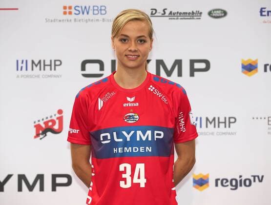 17.07.2018, Deutschland, Ludwigsburg, Handball Bundesliga Frauen Saison 2018 2019 SG BBM Bietigheim Portraittermin: Kim Braun