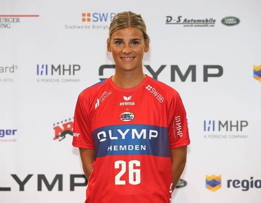 17.07.2018, Deutschland, Ludwigsburg, Handball Bundesliga Frauen Saison 2018 2019 SG BBM Bietigheim Portraittermin: Angela Malestein