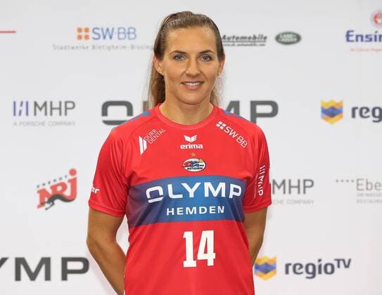 17.07.2018, Deutschland, Ludwigsburg, Handball Bundesliga Frauen Saison 2018 2019 SG BBM Bietigheim Portraittermin: Carolina Kudlac-Gloc