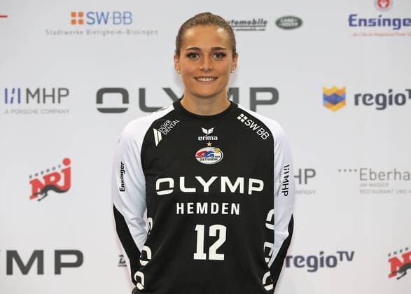 17.07.2018, Deutschland, Ludwigsburg, Handball Bundesliga Frauen Saison 2018 2019 SG BBM Bietigheim Portraittermin: Dinah Eckerle