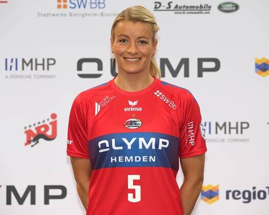 17.07.2018, Deutschland, Ludwigsburg, Handball Bundesliga Frauen Saison 2018 2019 SG BBM Bietigheim Portraittermin: Antje Lauenroth