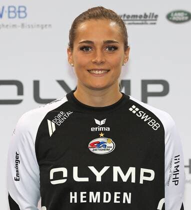 17.07.2018, Deutschland, Ludwigsburg, Handball Bundesliga Frauen Saison 2018 2019 SG BBM Bietigheim Portraittermin: Dinah Eckerle