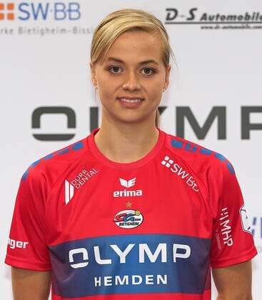 17.07.2018, Deutschland, Ludwigsburg, Handball Bundesliga Frauen Saison 2018 2019 SG BBM Bietigheim Portraittermin: Kim Braun