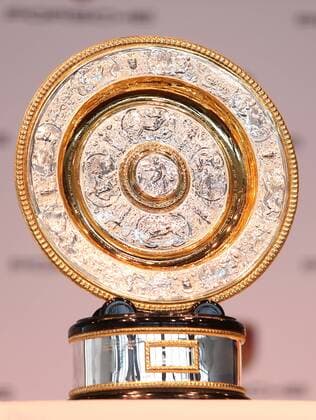 BAU 17.7.2018 Stuttgart Tennis Angelique Kerber in Stuttgart, Feature Duplikat der Schale