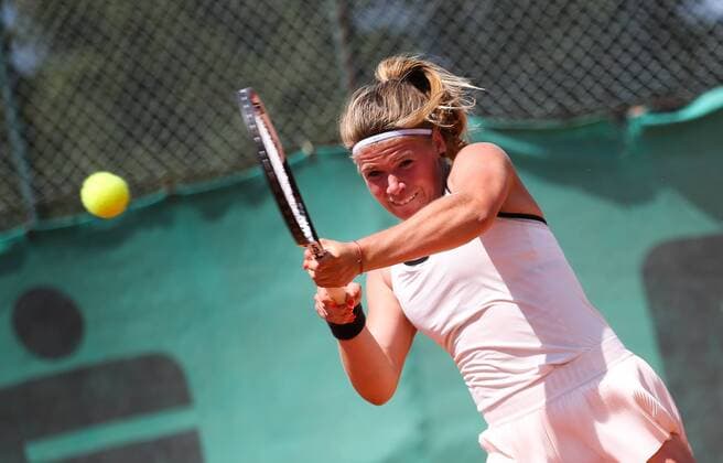 TENNIS - ITF Future Ladies VIENNA,AUSTRIA,17.JUL.18 - TENNIS - ITF Future Ladies. Image shows Marcelina Podlinska (POL). GEPAxpictures xPhilippxBrem