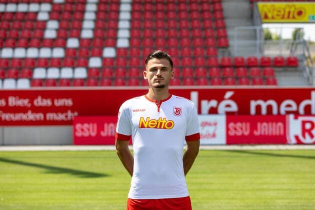 GER, Fussball, Herren, 2.BL, Saison 2018 2019, Porträttermin, 17.07.2018, SSV Jahn Regensburg Haris Hyseni; SSV Jahn Regensburg; 2.BL, PortraÌˆttermin 2018 2019,