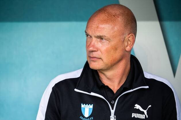 180717 Head coach Uwe Rösler of Malmö FF before the UEFA Champions League qualifying match between Malmö FF and Drita on July 17, 2018 in Malmö. Photo: Ludvig Thunman BILDBYRAN kod LT 35506 Copyright: LUDVIGxTHUNMAN BB180717LT009