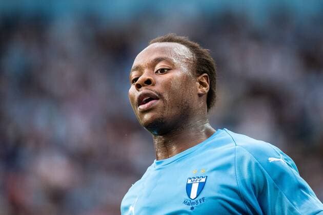 180717 Carlos Strandberg of Malmö FF during the UEFA Champions League qualifying match between Malmö FF and Drita on July 17, 2018 in Malmö. Photo: Ludvig Thunman BILDBYRAN kod LT 35506 Copyright: LUDVIGxTHUNMAN BB180717LT037