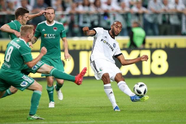 WARSZAWA 17.07.2018 REWANZOWY MECZ I RUNDA ELIMINACYJNA LIGA MISTRZOW SEZON 2018 19 --- UEFA CHAMPIONS LEAGUE SECOND LEG FIRST QUALIFYING ROUND MATCH IN WARSAW: LEGIA WARSZAWA - CORK CITY FC JOSE KANTE FOT. PIOTR KUCZA FOTOPYK NEWSPIX.PL --- Newspix.pl  180717PYK0033