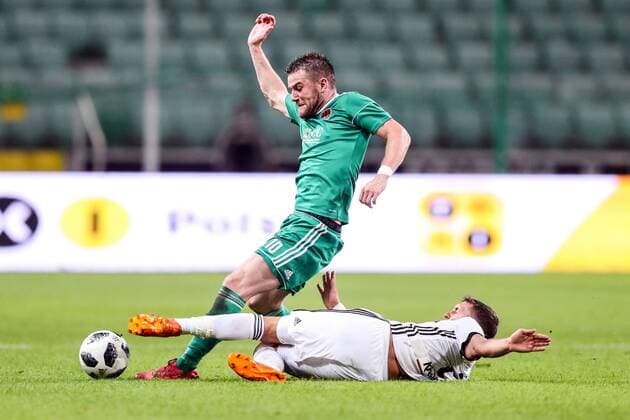 17.07.2018 WARSZAWA, LAZIENKOWSKA PILKA NOZNA (FOOTBALL), 1 RUNDA KWALIFIKACYJNA DO LIGI MISTRZOW UEFA (1ST QUALIFICATION ROUND UEFA CHAMPIONS LEAGUE) MECZ (GAME ) LEGIA WARSZAWA - CORK CITY NZ STEVEN BEATTIE, DOMINIK NAGY FOTO LUKASZ GROCHALA CYFRASPORT NEWSPIX.PL --- Newspix.pl NEWSPIX.PL --- Newspix.pl  20180717CSLG0019