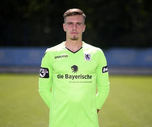 Torwart Johann Hipper; TSV 1860 München; 3.Liga, Porträttermin 2018 2019;