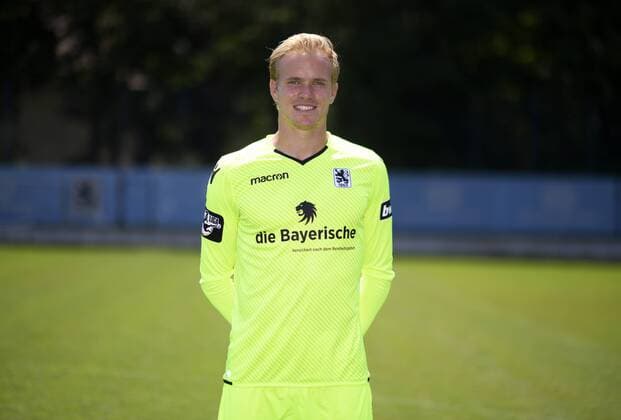 Torwart Hendrik Bonmann; TSV 1860 München; 3.Liga, Porträttermin 2018 2019;