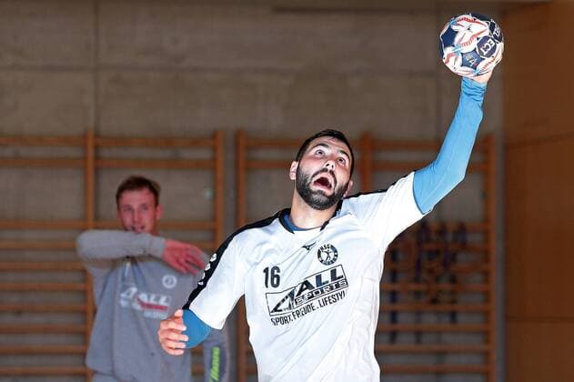 18.07.2018, xovx, Handball HBL, HSG Wetzlar Trainingslager in Kappl emspor, Torwarttraining mit Tibor Ivanisevic (HSG Wetzlar). Kappl