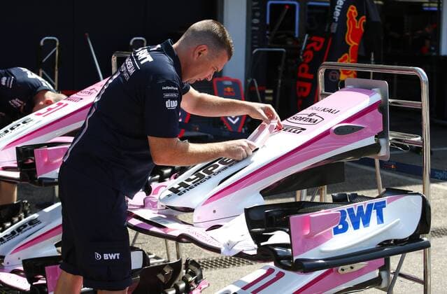 Motorsports: FIA Formula One World Championship WM Weltmeisterschaft 2018, Grand Prix of Germany, Technical detail Hockenheim Germany