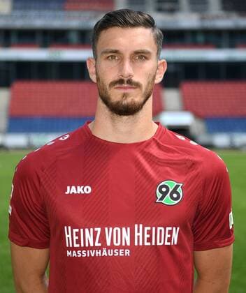 offizieller Fototermin Portraitstermin Hannover 96 Josip Elez; Hannover 96; 1.BL, Porträttermin 2018 2019