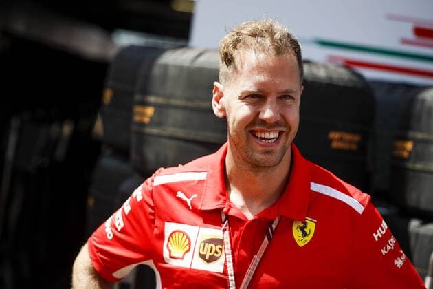 Motorsports: FIA Formula One World Championship WM Weltmeisterschaft 2018, Grand Prix of Germany, 5 Sebastian Vettel (GER, Scuderia Ferrari), Hockenheim Germany