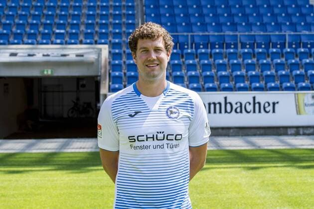 Mario Bertling; DSC Arminia Bielefeld; 2.BL, Porträttermin 2018 2019 Copyright: xKirchner Inderliedx