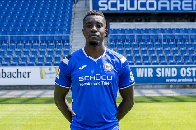 Prince Osei Owusu; DSC Arminia Bielefeld; 2.BL, Porträttermin 2018 2019 Copyright: xKirchner Inderliedx