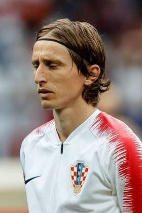 Moskau, Russland, 15.07.2018, FIFA Weltmeisterschaft, Finale, Frankreich - Kroatien, Luka Modric (CRO) schaut ( DeFodi507