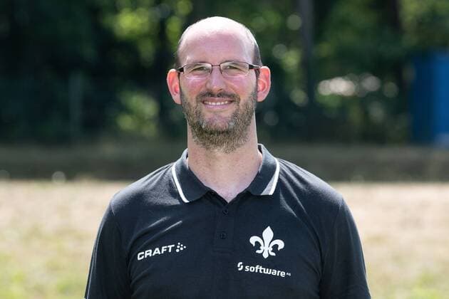 19.07.2018, xfux, Fussball 2.Bundesliga, SV Darmstadt 98 Fototermin Saison 2018 2019, PortraÌˆttermin 2018 2019, emspor, emonline, deloka, v.l. Physiotherapeut Dirk Schmitt; (SV Darmstadt 98) Darmstadt