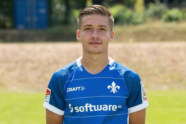 19.07.2018, xfux, Fussball 2.Bundesliga, SV Darmstadt 98 Fototermin Saison 2018 2019, PortraÌˆttermin 2018 2019, emspor, emonline, deloka, v.l. Marvin Mehlem; (SV Darmstadt 98) Darmstadt