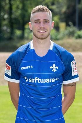 19.07.2018, xfux, Fussball 2.Bundesliga, SV Darmstadt 98 Fototermin Saison 2018 2019, PortraÌˆttermin 2018 2019, emspor, emonline, deloka, v.l. Felix Platte; (SV Darmstadt 98) Darmstadt