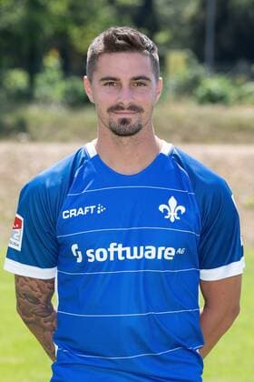 19.07.2018, xfux, Fussball 2.Bundesliga, SV Darmstadt 98 Fototermin Saison 2018 2019, PortraÌˆttermin 2018 2019, emspor, emonline, deloka, v.l. Jamie Maclaren; (SV Darmstadt 98) Darmstadt