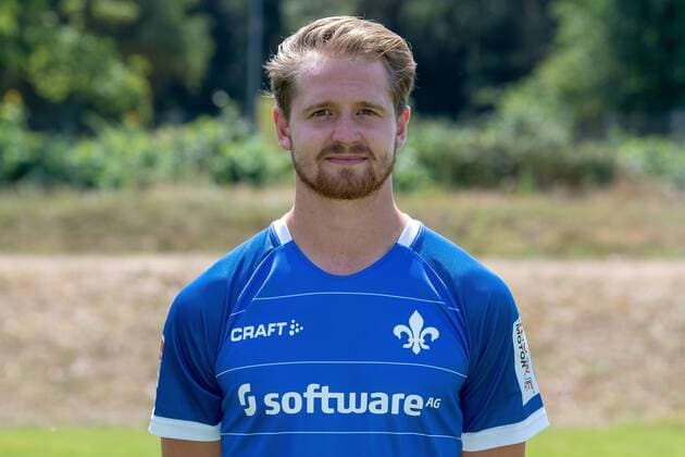 19.07.2018, xfux, Fussball 2.Bundesliga, SV Darmstadt 98 Fototermin Saison 2018 2019, PortraÌˆttermin 2018 2019, emspor, emonline, deloka, v.l. Immanuel Hoehn; (SV Darmstadt 98) Darmstadt