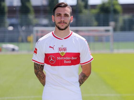 Anastasios Donis; VfB Stuttgart 1893; 1. BL, Portraettermin 2018 2019,
