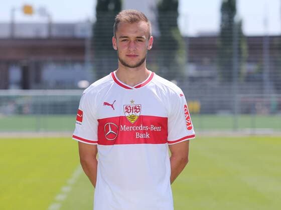David Kopacz; VfB Stuttgart 1893; 1. BL, Portraettermin 2018 2019,