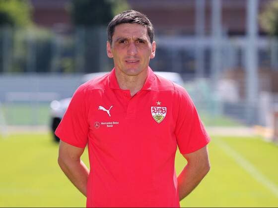 Trainer Tayfun Korkut; VfB Stuttgart 1893; 1. BL, Portraettermin 2018 2019,