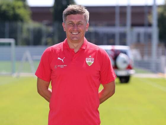 Co-Trainer Ilija Aracic; VfB Stuttgart 1893; 1. BL, Portraettermin 2018 2019,