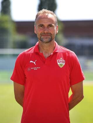 Torwarttrainer Marco Langner; VfB Stuttgart 1893; 1. BL, Portraettermin 2018 2019,