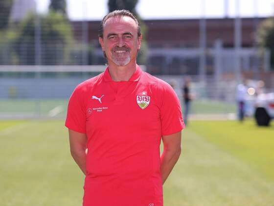 Teammanager Günther Schäfer; VfB Stuttgart 1893; 1. BL, Portraettermin 2018 2019,