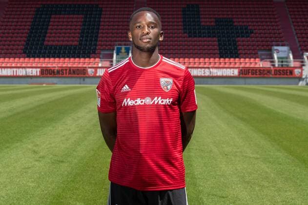 2. Bundesliga - 2. BL Fußball - PortraÌˆttermin 2018 2019, Osayamen Osawe (14); FC Ingolstadt 04 2. BL - FC Ingolstadt 04 Saison 2018 2019