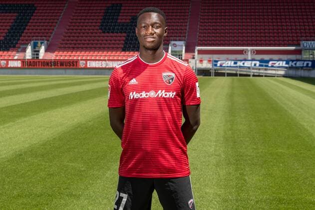 2. Bundesliga - 2. BL Fußball - PortraÌˆttermin 2018 2019, Agyemang Diawusie (27); FC Ingolstadt 04 2. BL - FC Ingolstadt 04 Saison 2018 2019