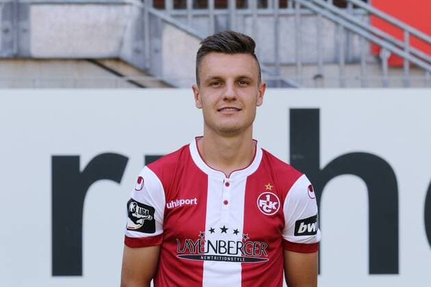 Gino Fechner; 1. FC Kaiserslautern; 3.Liga, Portraittermin 2018 2019 GER, 1. FC Kaiserslautern, Portaettermin 2018 2019 Kasierslautern