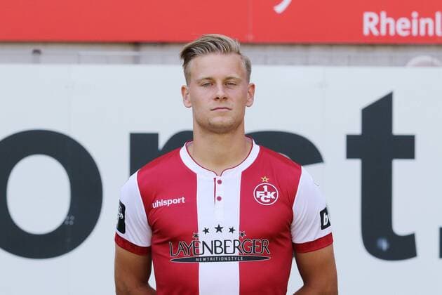 Julius Biada; 1. FC Kaiserslautern; 3.Liga, Portraittermin 2018 2019 GER, 1. FC Kaiserslautern, Portaettermin 2018 2019 Kasierslautern