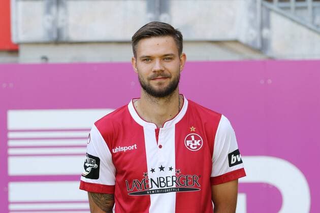 Lukas Spalvis; 1. FC Kaiserslautern; 3.Liga, Portraittermin 2018 2019 GER, 1. FC Kaiserslautern, Portaettermin 2018 2019 Kasierslautern