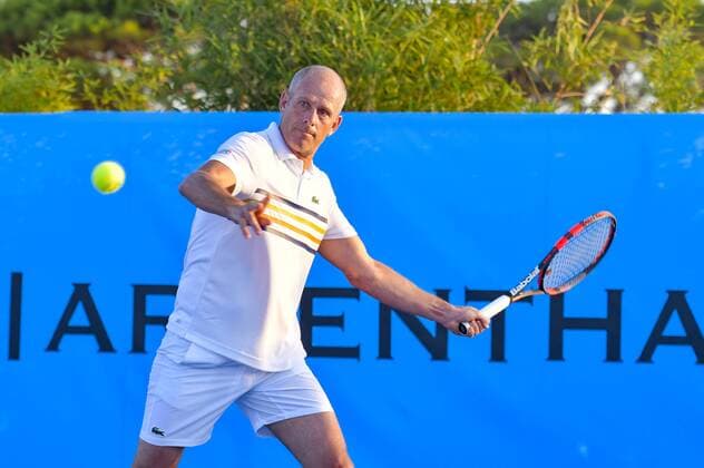 Guy Forget CELEBRITES : Classic Tennis Tour 2018 - Saint Tropez - 19 07 2018 NorbertScanella Panoramic 