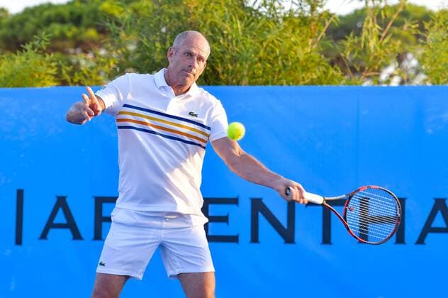 Guy Forget CELEBRITES : Classic Tennis Tour 2018 - Saint Tropez - 19 07 2018 NorbertScanella Panoramic 